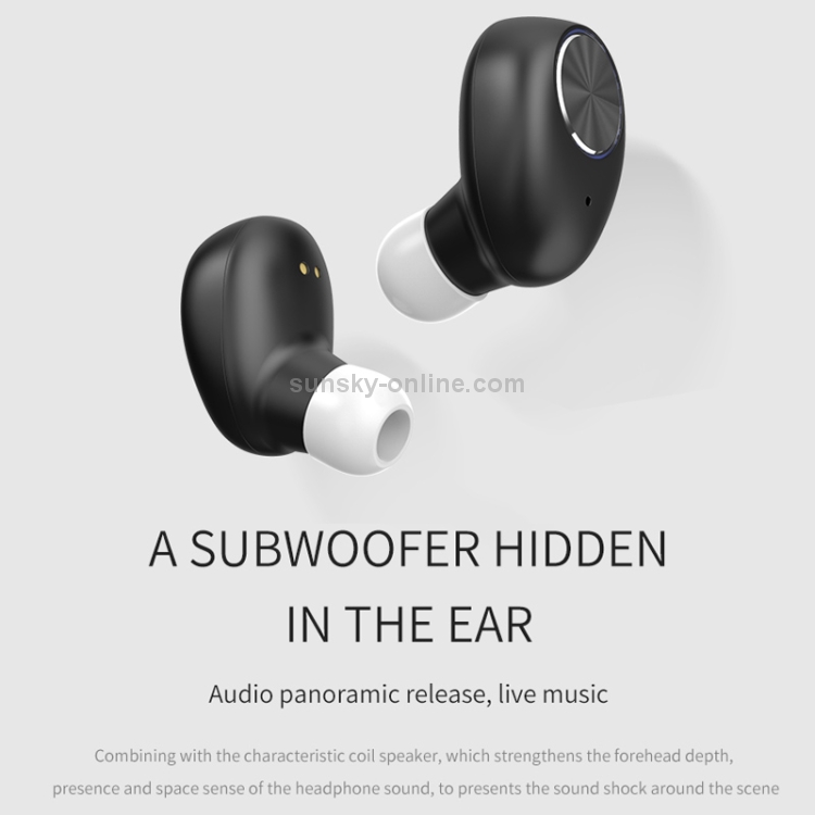 KIVEE KV-TW03 TWS V5.0 Wireless Stereo Bluetooth Headset with 2600mAh Charging Case(White) KIVEE KV-TW03 TWS V5.0 Wireless Stereo Bluetooth Headset with 2600mAh Charging Case(White)