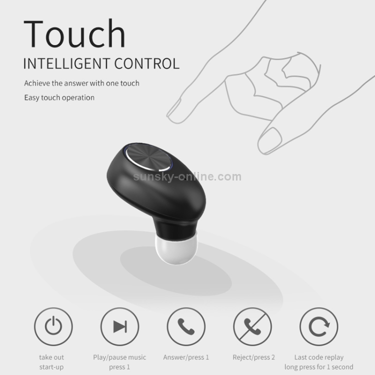 KIVEE KV-TW03 TWS V5.0 Wireless Stereo Bluetooth Headset with 2600mAh Charging Case(White) KIVEE KV-TW03 TWS V5.0 Wireless Stereo Bluetooth Headset with 2600mAh Charging Case(White)