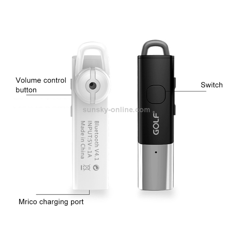 GOLF B8 Bluetooth 4.1 Long Standby Stereo Bluetooth Earphone(Black) GOLF B8 Bluetooth 4.1 Long Standby Stereo Bluetooth Earphone(Black)