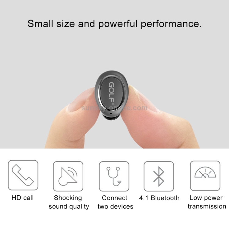 GOLF B9 Bluetooth 4.2 Mini Stereo Wireless Bluetooth Earphone (Black) GOLF B9 Bluetooth 4.2 Mini Stereo Wireless Bluetooth Earphone (Black)