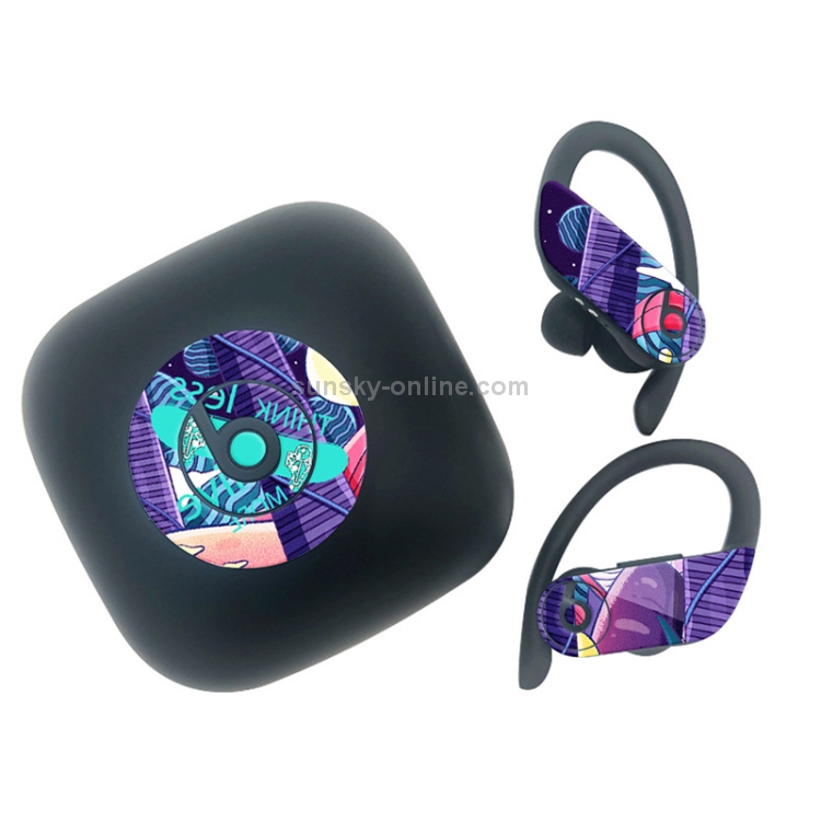 For Powerbeats Pro Magic Skateboard Pattern Wireless Bluetooth Earphone Protective Film Scratch-proof Sticker For Powerbeats Pro Magic Skateboard Pattern Wireless Bluetooth Earphone Protective Film Scratch-proof Sticker