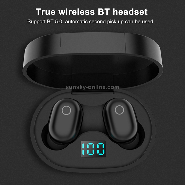 F2 Sports Waterproof Bluetooth Headset Bluetooth 5.0 Wireless Headset with Digital Display(White) F2 Sports Waterproof Bluetooth Headset Bluetooth 5.0 Wireless Headset with Digital Display(White)