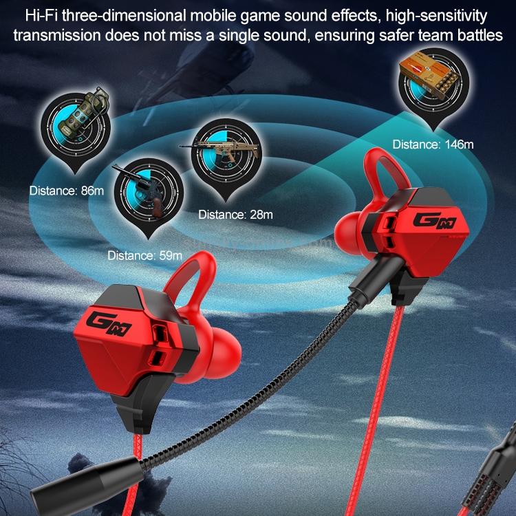 G10-A Wired In Ear 3.5mm Interface Stereo Wire-Controlled HIFI Earphones Video Game Mobile Game Headset With Mic (Black Silver) G10-A Wired In Ear 3.5mm Interface Stereo Wire-Controlled HIFI Earphones Video Game Mobile Game Headset With Mic (Black Silver)