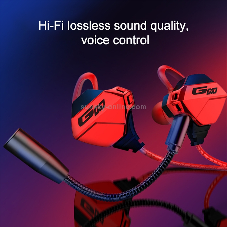 G10-A Wired In Ear 3.5mm Interface Stereo Wire-Controlled HIFI Earphones Video Game Mobile Game Headset With Mic (Black Silver) G10-A Wired In Ear 3.5mm Interface Stereo Wire-Controlled HIFI Earphones Video Game Mobile Game Headset With Mic (Black Silver)