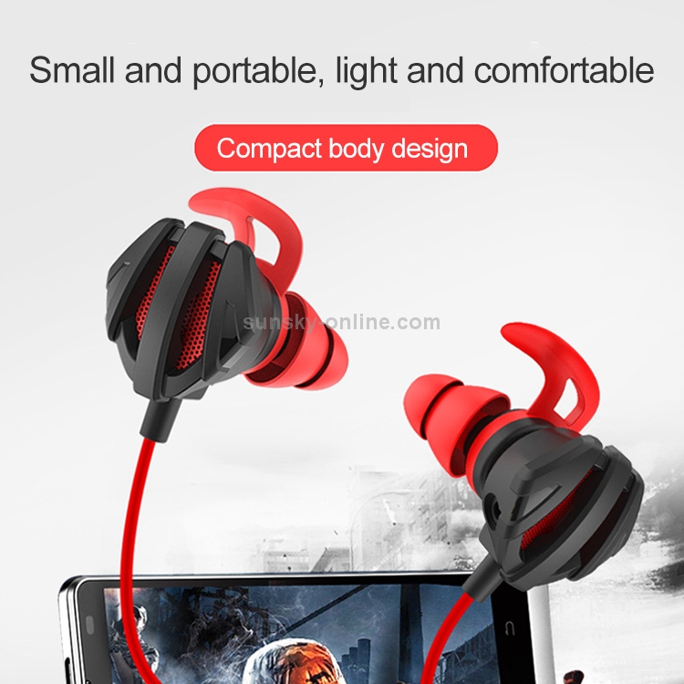 G6 Wired In Ear 3.5mm Interface Stereo Wire-Controlled HIFI Earphones Video Game Mobile Game Headset With Mic (Green) G6 Wired In Ear 3.5mm Interface Stereo Wire-Controlled HIFI Earphones Video Game Mobile Game Headset With Mic (Green)