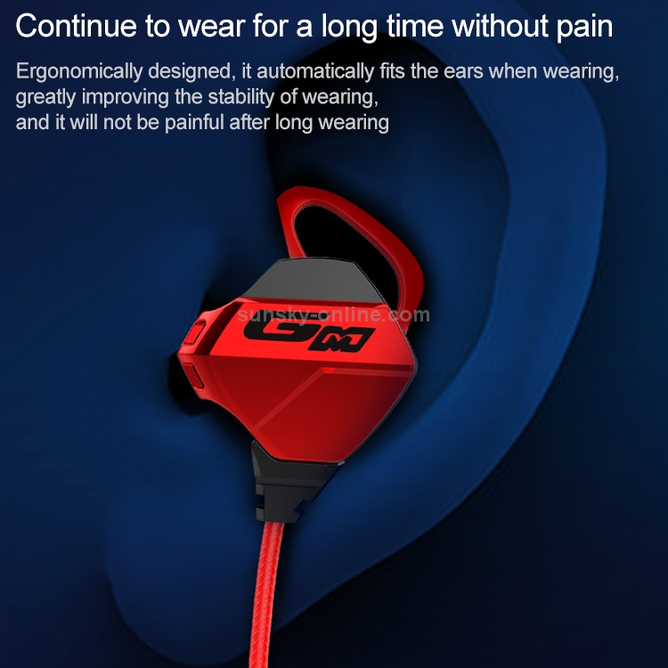 G10 1.2m Wired In Ear 3.5mm Interface Stereo Wire-Controlled HIFI Earphones Video Game Mobile Game Headset With Mic Deluxe Edition (Red) G10 1.2m Wired In Ear 3.5mm Interface Stereo Wire-Controlled HIFI Earphones Video Game Mobile Game Headset With Mic Deluxe Edition (Red)