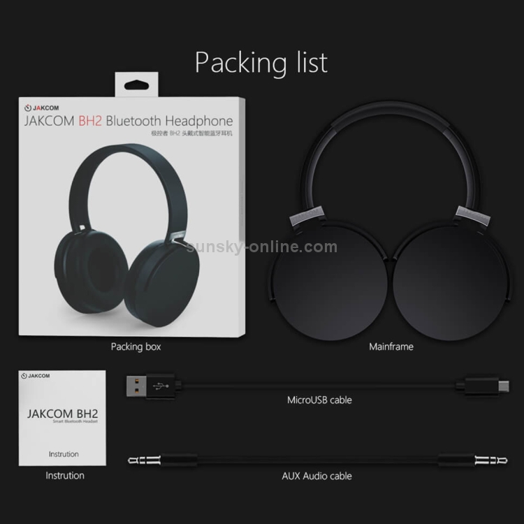 JAKCOM BH2 Wireless Headphones Smart Bluetooth V4.1 Headset with Microphone JAKCOM BH2 Wireless Headphones Smart Bluetooth V4.1 Headset with Microphone