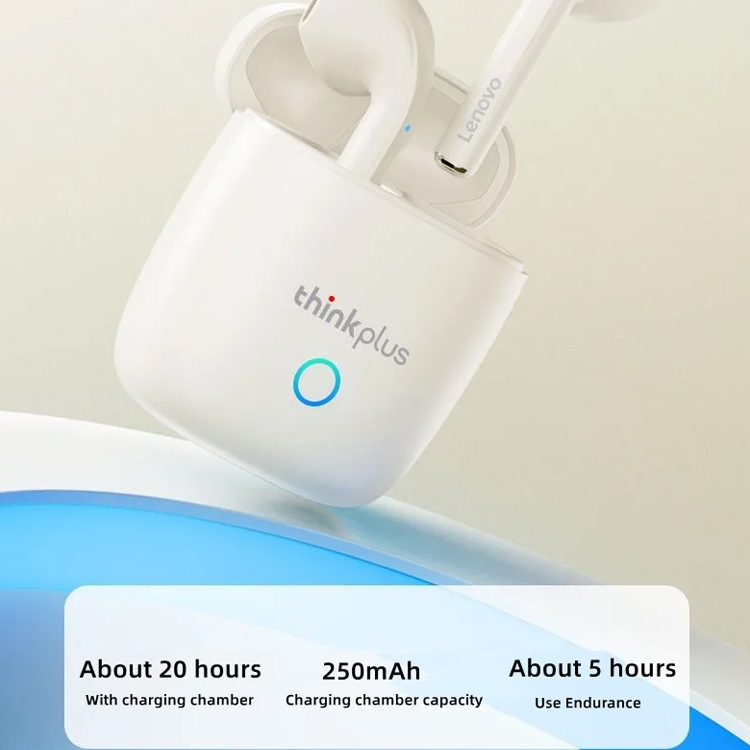 Lenovo LP50 Bluetooth 5.3 TWS True Wireless Bluetooth Earphone (White) Lenovo LP50 Bluetooth 5.3 TWS True Wireless Bluetooth Earphone (White)
