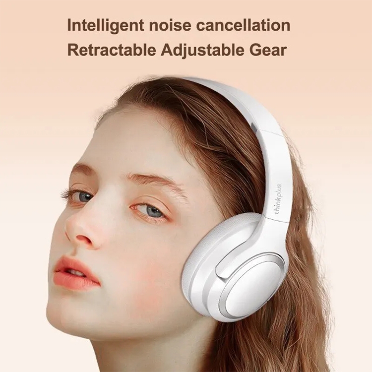 Lenovo TH40 Head-mounted Active Noise Reduction Bluetooth Headphone (White) Lenovo TH40 Head-mounted Active Noise Reduction Bluetooth Headphone (White)