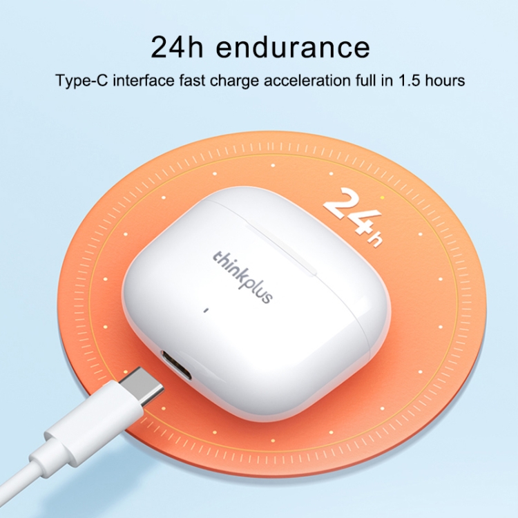Lenovo LP40 Pro TWS Wireless Bluetooth 5.1 Noise Reduction Earphone (White) Lenovo LP40 Pro TWS Wireless Bluetooth 5.1 Noise Reduction Earphone (White)