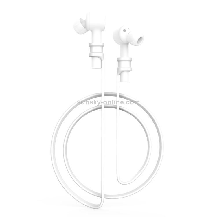 For Xiaomi Air Earphone Silicone Lanyard Anti-lost Rope(White) For Xiaomi Air Earphone Silicone Lanyard Anti-lost Rope(White)