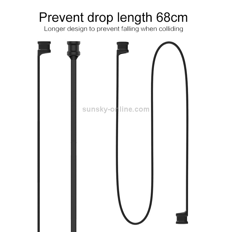 For Xiaomi Air Earphone Silicone Lanyard Anti-lost Rope(White) For Xiaomi Air Earphone Silicone Lanyard Anti-lost Rope(White)