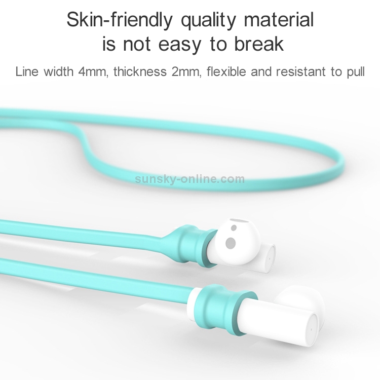 For Xiaomi Air Earphone Silicone Lanyard Anti-lost Rope(White) For Xiaomi Air Earphone Silicone Lanyard Anti-lost Rope(White)