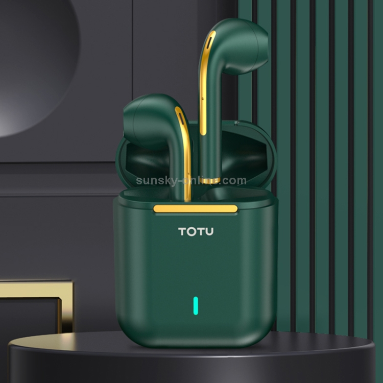 TOTUDESIGN EAUB-042 Shining Series Bluetooth 5.0 TWS Noise Cancelling Wireless Bluetooth Earphone(Green) TOTUDESIGN EAUB-042 Shining Series Bluetooth 5.0 TWS Noise Cancelling Wireless Bluetooth Earphone(Green)