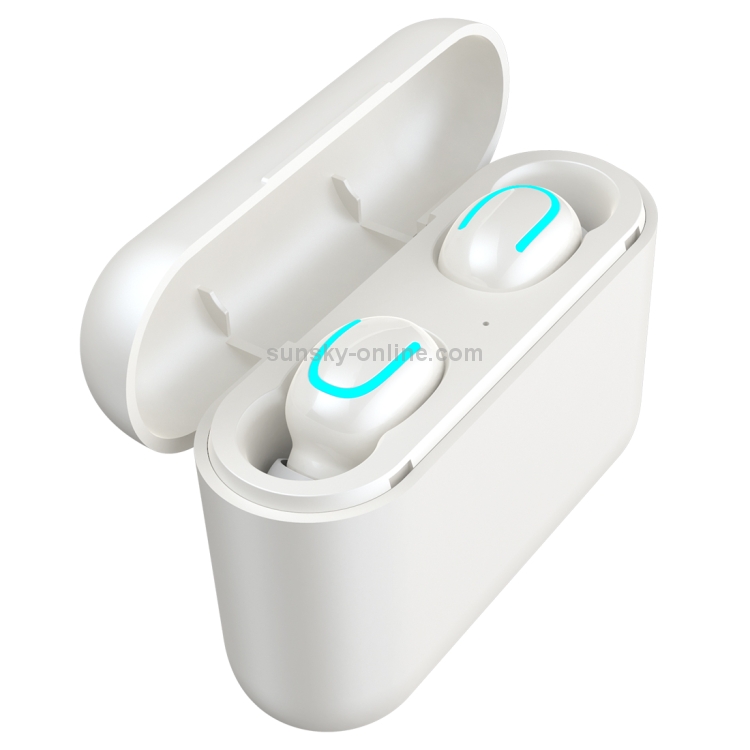 HBQ-Q32 TWS Bluetooth 5.0 Binaural Stereo Wireless Sports Bluetooth Earphone with Charging Box(White) HBQ-Q32 TWS Bluetooth 5.0 Binaural Stereo Wireless Sports Bluetooth Earphone with Charging Box(White)