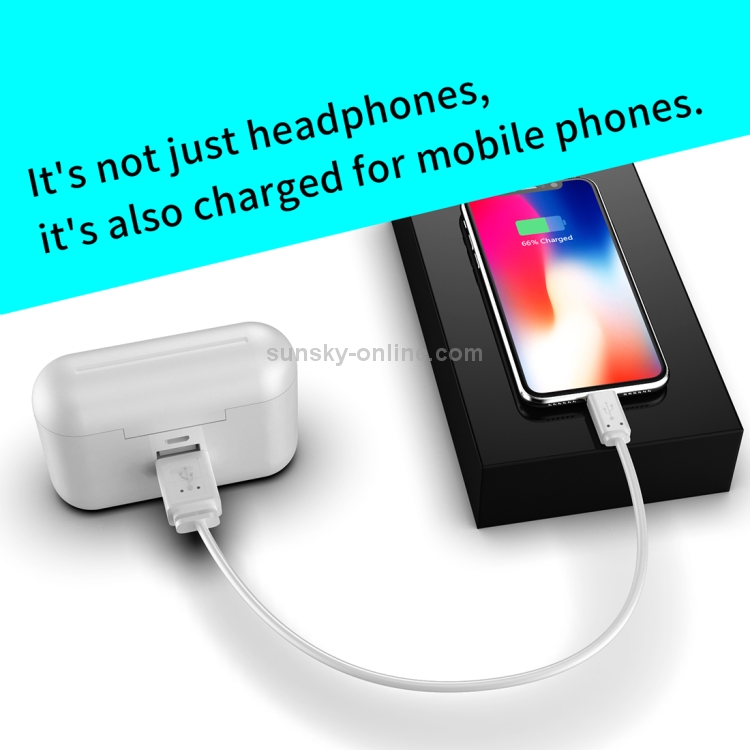 HBQ-Q32 TWS Bluetooth 5.0 Binaural Stereo Wireless Sports Bluetooth Earphone with Charging Box(White) HBQ-Q32 TWS Bluetooth 5.0 Binaural Stereo Wireless Sports Bluetooth Earphone with Charging Box(White)