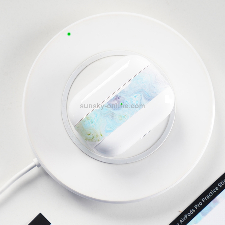 For AirPods Pro Blue Starry Sky Pattern Wireless Earphone Protective Film Sticker For AirPods Pro Blue Starry Sky Pattern Wireless Earphone Protective Film Sticker