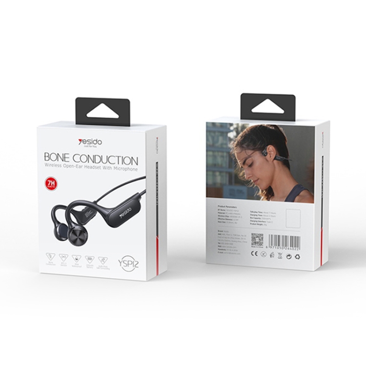 Compre Yesido YSP12 Conducción Óseo Auriculares Bluetooth