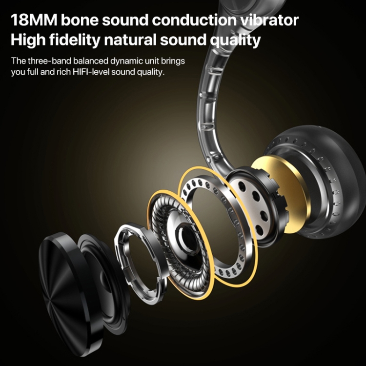 Yesido YSP12 Bone Conduction Bluetooth Wireless Neckband Earphone Yesido YSP12 Bone Conduction Bluetooth Wireless Neckband Earphone