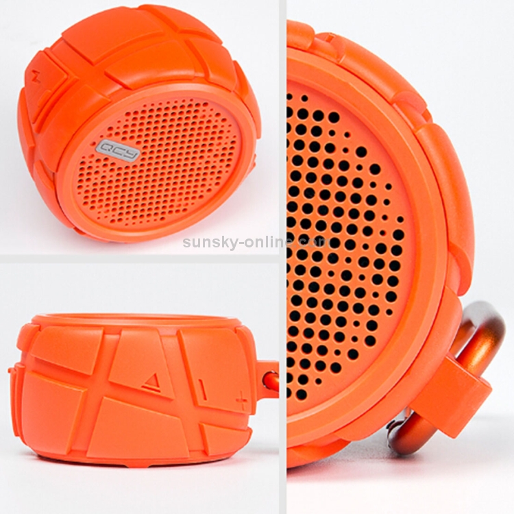 QCY BOX2 Portable Tyre Shape Mini Speaker Wireless Music Metal V4.1 Bluetooth Loudspeakers(Orange) QCY BOX2 Portable Tyre Shape Mini Speaker Wireless Music Metal V4.1 Bluetooth Loudspeakers(Orange)