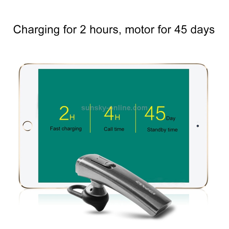 AWEI Noise Cancelling Wireless Headset V4.1 Bluetooth Stereo Earphones AWEI Noise Cancelling Wireless Headset V4.1 Bluetooth Stereo Earphones