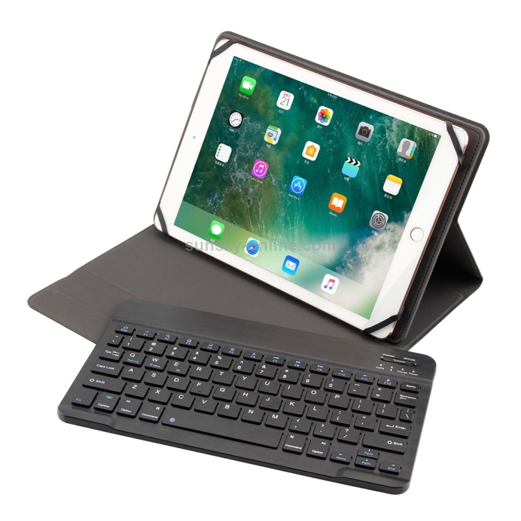 TY-1031 Universal Bluetooth 3.0 ABS Brushed Texture Keyboard + Leather Tablet Case for iOS, Windows, Android Tablet PC Between 9-10.5 inch(Black) TY-1031 Universal Bluetooth 3.0 ABS Brushed Texture Keyboard + Leather Tablet Case for iOS, Windows, Android Tablet PC Between 9-10.5 inch(Black)