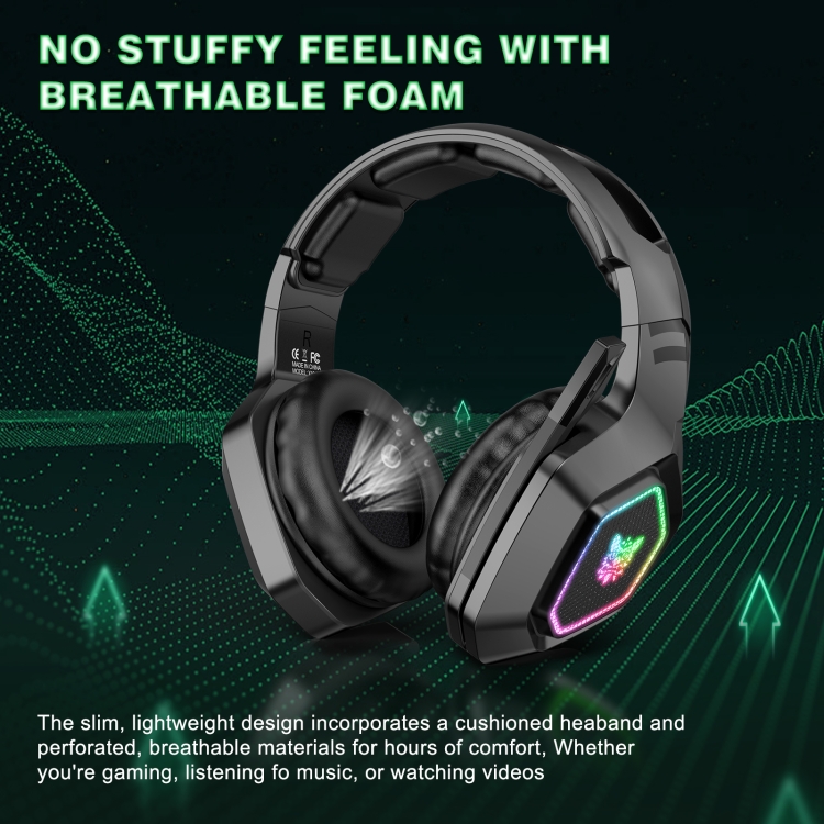 ONIKUMA B100 Bluetooth 5.3 Wireless Bluetooth Headphone with Microphone (Black) ONIKUMA B100 Bluetooth 5.3 Wireless Bluetooth Headphone with Microphone (Black)