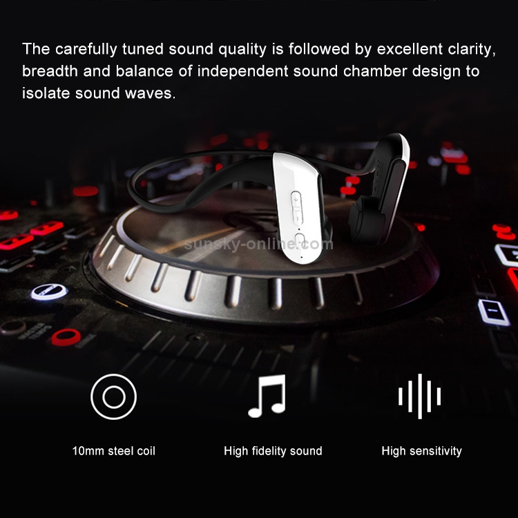 FMJ E3 Bluetooth 4.1 Waterproof Magnetic Bone Conduction Sport Bluetooth Earphone(Black) FMJ E3 Bluetooth 4.1 Waterproof Magnetic Bone Conduction Sport Bluetooth Earphone(Black)