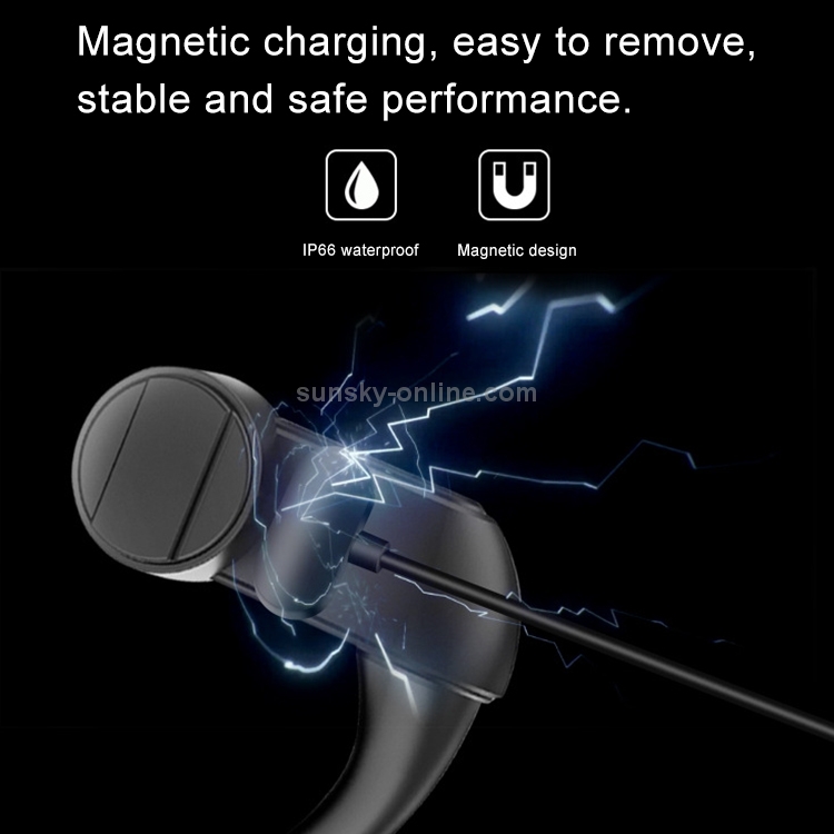 FMJ E3 Bluetooth 4.1 Waterproof Magnetic Bone Conduction Sport Bluetooth Earphone(Black) FMJ E3 Bluetooth 4.1 Waterproof Magnetic Bone Conduction Sport Bluetooth Earphone(Black)