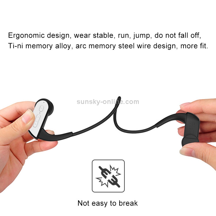 FMJ E3 Bluetooth 4.1 Waterproof Magnetic Bone Conduction Sport Bluetooth Earphone(Black) FMJ E3 Bluetooth 4.1 Waterproof Magnetic Bone Conduction Sport Bluetooth Earphone(Black)
