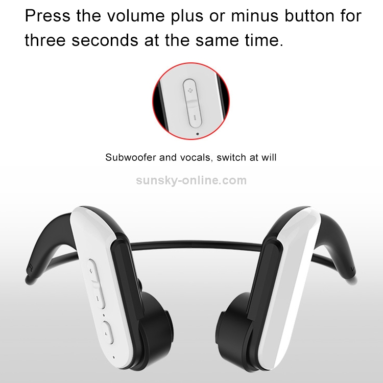 FMJ E3 Bluetooth 4.1 Waterproof Magnetic Bone Conduction Sport Bluetooth Earphone(Black) FMJ E3 Bluetooth 4.1 Waterproof Magnetic Bone Conduction Sport Bluetooth Earphone(Black)
