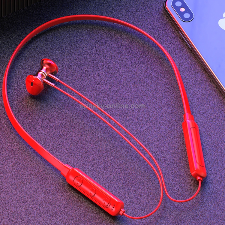FMJ Q7 Bluetooth 4.2 Magnetic Neck-mounted Sport Bluetooth Earphone(Red) FMJ Q7 Bluetooth 4.2 Magnetic Neck-mounted Sport Bluetooth Earphone(Red)