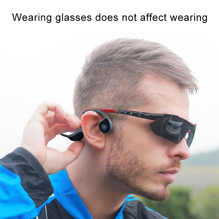 FMJ V9 Bluetooth 5.0 Waterproof Bone Conduction Sport Bluetooth Earphone (Black) FMJ V9 Bluetooth 5.0 Waterproof Bone Conduction Sport Bluetooth Earphone (Black)