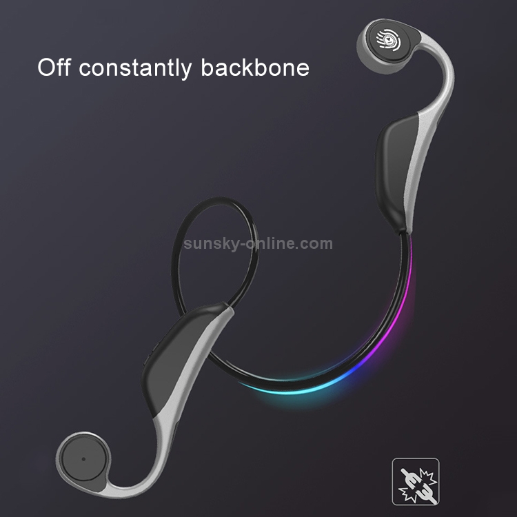 FMJ V9 Bluetooth 5.0 Waterproof Bone Conduction Sport Bluetooth Earphone (Black) FMJ V9 Bluetooth 5.0 Waterproof Bone Conduction Sport Bluetooth Earphone (Black)