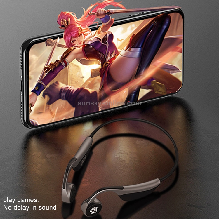 FMJ V9 Bluetooth 5.0 Waterproof Bone Conduction Sport Bluetooth Earphone (Black) FMJ V9 Bluetooth 5.0 Waterproof Bone Conduction Sport Bluetooth Earphone (Black)
