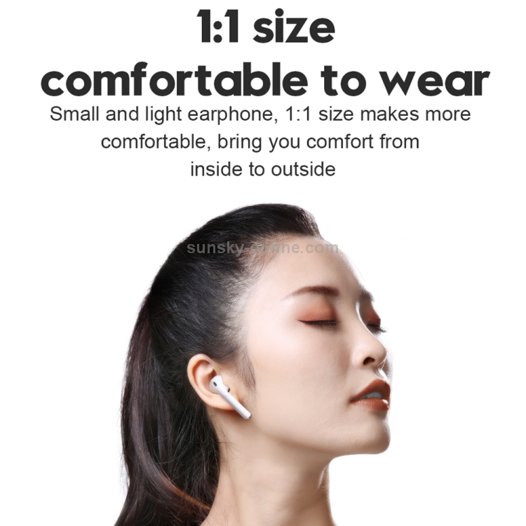 JOYROOM JR-T03S Bluetooth 5.0 TWS Wireless Bluetooth Earphone(White) JOYROOM JR-T03S Bluetooth 5.0 TWS Wireless Bluetooth Earphone(White)