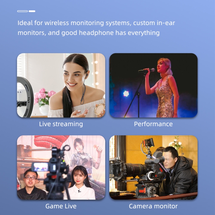 MP018 2.4G Neck-mounted Live Wireless Monitoring Headphones MP018 2.4G Neck-mounted Live Wireless Monitoring Headphones