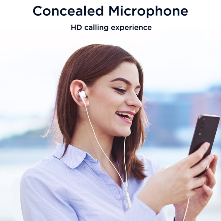 JOYROOM JR-EW04 3.5mm Wire-controlled Half In-ear Gaming Earphone with Microphone (White) JOYROOM JR-EW04 3.5mm Wire-controlled Half In-ear Gaming Earphone with Microphone (White)