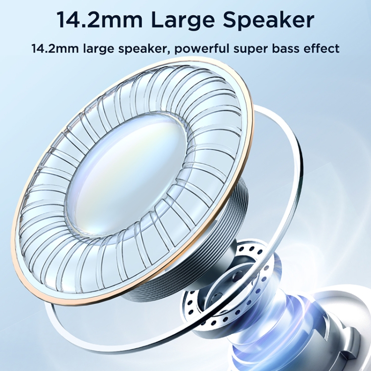 JOYROOM JR-EW04 3.5mm Wire-controlled Half In-ear Gaming Earphone with Microphone (White) JOYROOM JR-EW04 3.5mm Wire-controlled Half In-ear Gaming Earphone with Microphone (White)