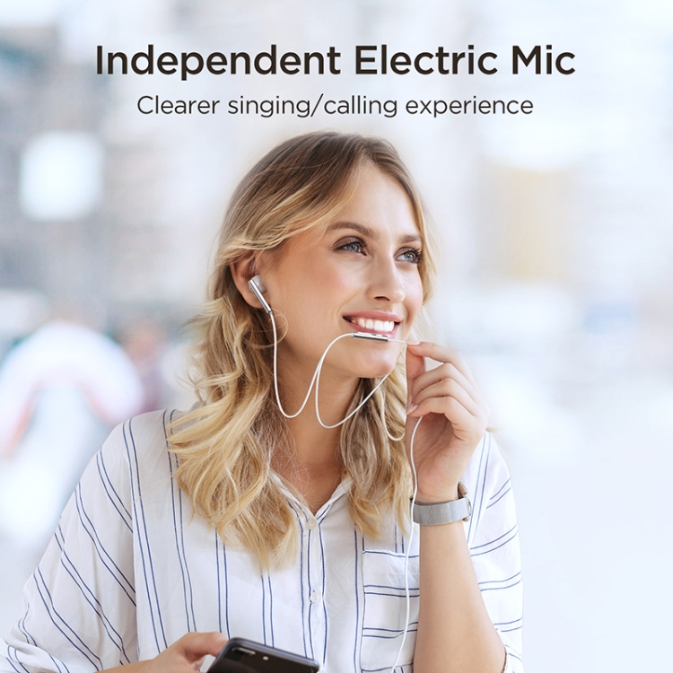 JOYROOM JR-EW06 3.5mm Wire-controlled Metal Half In-ear Gaming Earphone with Microphone (Dark Gray) JOYROOM JR-EW06 3.5mm Wire-controlled Metal Half In-ear Gaming Earphone with Microphone (Dark Gray)
