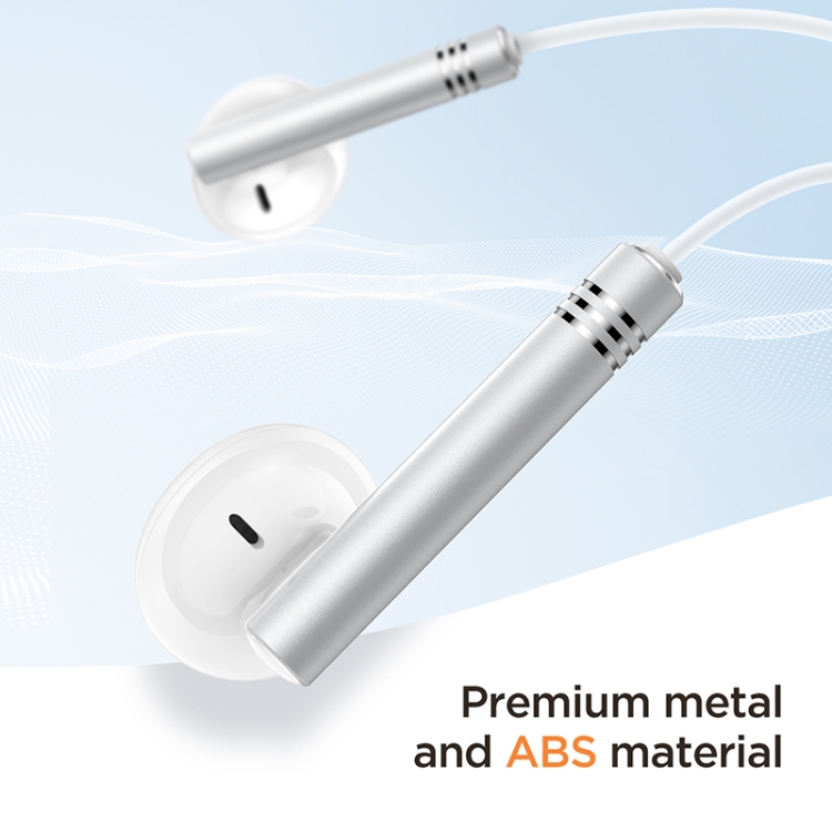 JOYROOM JR-EW06 3.5mm Wire-controlled Metal Half In-ear Gaming Earphone with Microphone (Dark Gray) JOYROOM JR-EW06 3.5mm Wire-controlled Metal Half In-ear Gaming Earphone with Microphone (Dark Gray)