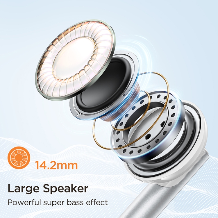 JOYROOM JR-EW06 3.5mm Wire-controlled Metal Half In-ear Gaming Earphone with Microphone (Dark Gray) JOYROOM JR-EW06 3.5mm Wire-controlled Metal Half In-ear Gaming Earphone with Microphone (Dark Gray)