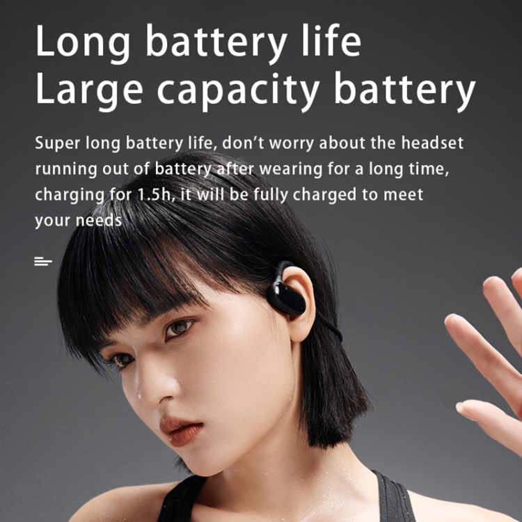 D MOOSTER D24 IPX6 Noise Reduction Air Conduction Wireless Bluetooth Sports Earphone (Black) D MOOSTER D24 IPX6 Noise Reduction Air Conduction Wireless Bluetooth Sports Earphone (Black)