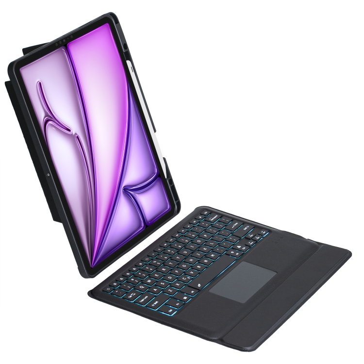 T12B-AS Detachable Rotating Backlit Touch Bluetooth Keyboard Case For iPad Air 13 2024 / Pro 12.9 2022 2021 2020 2018 T12B-AS Detachable Rotating Backlit Touch Bluetooth Keyboard Case For iPad Air 13 2024 / Pro 12.9 2022 2021 2020 2018