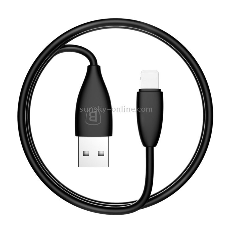 Baseus CALMY-01 1.2m 2A 8 Pin to USB Data Sync Charger Cable / Small Pretty Waist Cable Baseus CALMY-01 1.2m 2A 8 Pin to USB Data Sync Charger Cable / Small Pretty Waist Cable