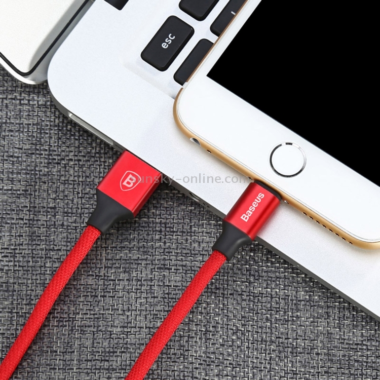 Baseus 3m 1.5A Yiven Cable Woven Style Metal Head 8 Pin to USB Data Sync Charging Cable Baseus 3m 1.5A Yiven Cable Woven Style Metal Head 8 Pin to USB Data Sync Charging Cable