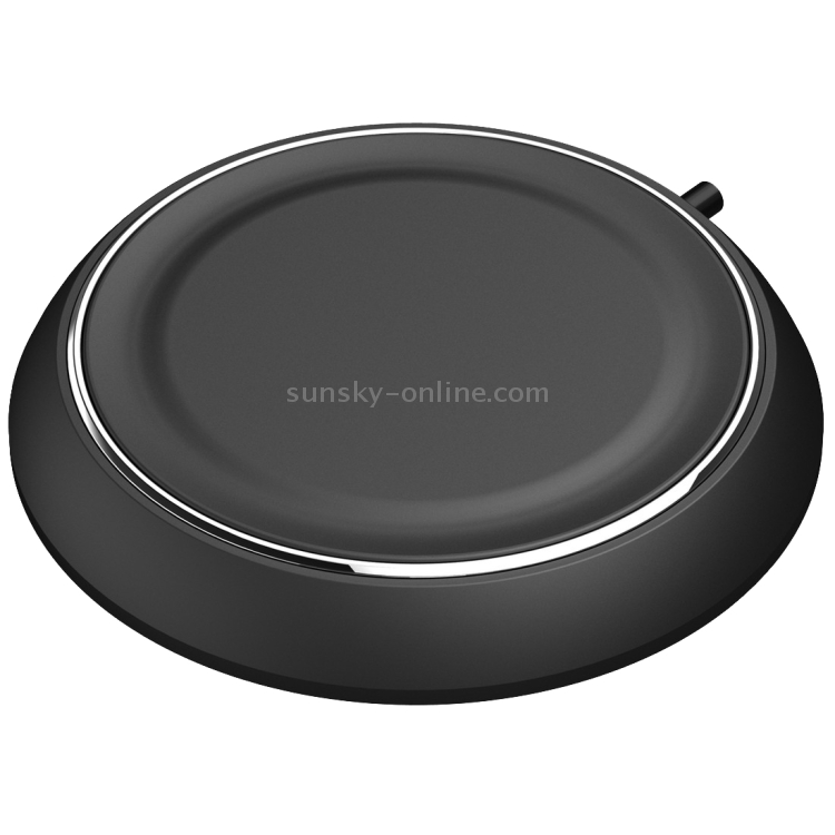 ROCK QI Standard Smart Recognition Auto-disconnect Wireless Charger with Blue Indicator for iPhone 8 / 8 Plus / X & Smart Phones(Black) ROCK QI Standard Smart Recognition Auto-disconnect Wireless Charger with Blue Indicator for iPhone 8 / 8 Plus / X & Smart Phones(Black)