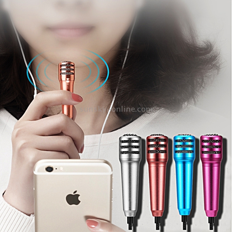 2 in 1 Mini Home KTV Handheld Microphone + 1.2M Stereo Earphone 2 in 1 Mini Home KTV Handheld Microphone + 1.2M Stereo Earphone