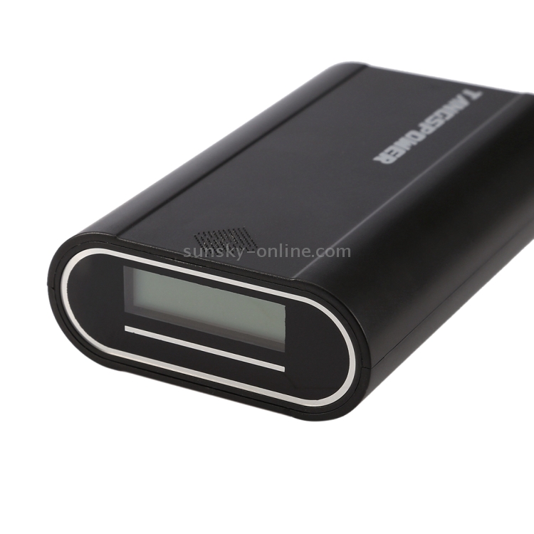 Portable High-efficiency 3 x 18650 Batteries Plastic Power Bank Shell Box with Battery Indication LCD Screen & Dual USB Output for iPhone, iPad, Samsung, LG, Sony Ericsson, MP4, PSP, Camera, Batteries Not Included(Black) Portable High-efficiency 3 x 18650 Batteries Plastic Power Bank Shell Box with Battery Indication LCD Screen & Dual USB Output for iPhone, iPad, Samsung, LG, Sony Ericsson, MP4, PSP, Camera, Batteries Not Included(Black)