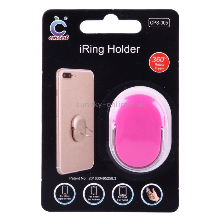 Cmzact CPS-005 Universal 360 Degrees Rotatable Plastic Ring Holder(Magenta) Cmzact CPS-005 Universal 360 Degrees Rotatable Plastic Ring Holder(Magenta)